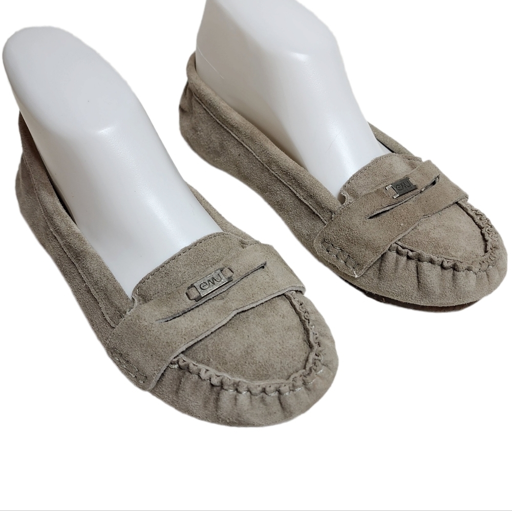 EMU Australia grey suede moccasins
